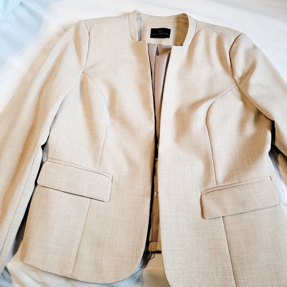 Worthington Beige Modern Fit Pant Suit